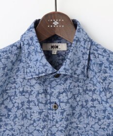 JOSEPH ABBOUD 【清涼感】テクスチャライズドライ フラワーエアリノ シャツ