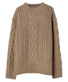 CRAFT STANDARD BOUTIQUE ケーブルニットドッキングスウェット