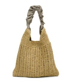 UNBILLION cachecache フリルワンハンドルペーパー手編みトート