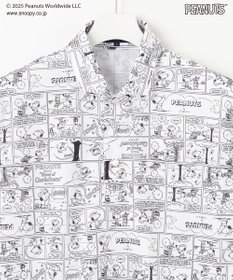 23区GOLF 【MEN】『PEANUTS』コラボ　アメコミ柄ポロシャツ