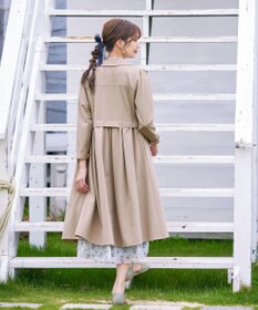 Tiaclasse 【洗える】フレアトレンチコート