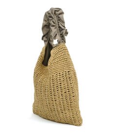 UNBILLION cachecache フリルワンハンドルペーパー手編みトート