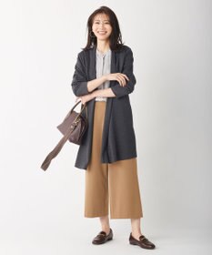 J.PRESS LADIES 【洗える】T/Rアルガンシルク ワイド パンツ