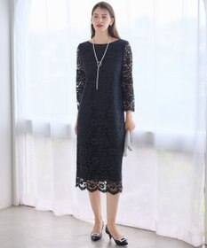 23区 【APPLAUDIR】シャイニーフラワーレース ドレス