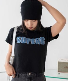 WEGO デニムロゴT