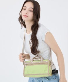 LeSportsac MINI DUFFEL CROSSBODY/スペクテイターライム/ボーン