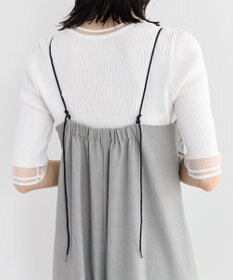 YECCA VECCA ラッフルキャミオールインワン