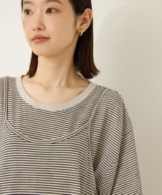 AMERICAN HOLIC 【2点セット】レイヤードボーダーＴワンピース