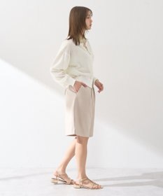 earth music&ecology 接触冷感シアークルーニットカーディガン