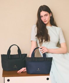 TOCCA 【大人百花掲載】【撥水】RIBBON BRICK TOTE M トートバッグ M