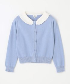 組曲 KIDS 【150-160㎝】リボンカラー カーディガン