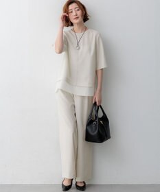 23区 S 【WEB&一部店舗限定】ストレッチジョーゼット ワイドパンツ