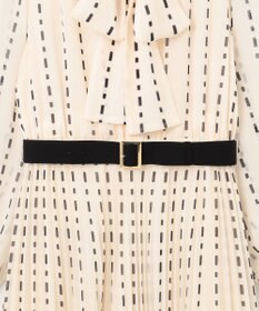 GRACE CONTINENTAL ドットストライププリントワンピース