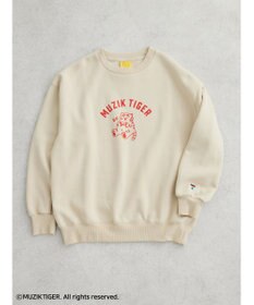 Green Parks ムジークタイガー／裏起毛プリントプルオーバー