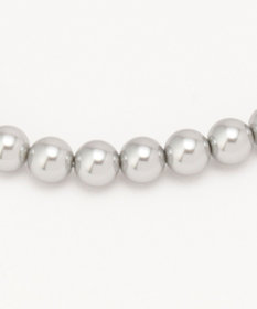 自由区 FORMAL 【日本製】パール調ネックレス（グレー）