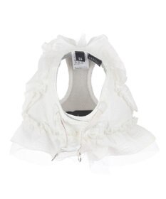 PET PARADISE cherircouture フリフリハーネス 《ホワイト》 小型犬 ＳＳ