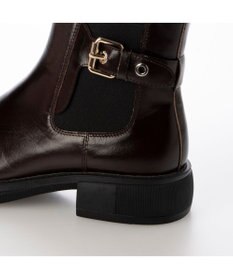 MODE ET JACOMO <carino>本革サイドゴアベルテッドショートブーツ