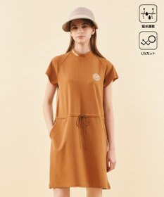 23区GOLF 【WOMEN】【吸水速乾/UVケア】モックネック ワンピース
