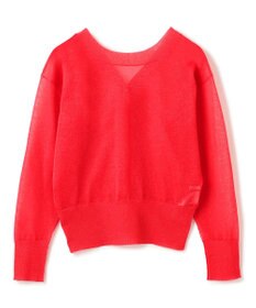 BEIGE， 【洗える・Oggi 7月号掲載】LUPINUS / 前後2WAYシアーニットカーディガン