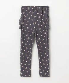 ANY KIDS 【WEB限定】フリル付き総柄レギンス