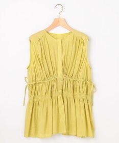 組曲 【先行予約】シアーリンクルクロス ティアードブラウス