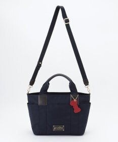 LA BAGAGERIE 【LA BAGAGERIE×HELLO KITTY】リボンチャーム付き　デイリートート　Sサイズ