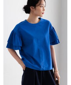 Te chichi 【接触冷感/遮熱/吸水速乾】フリルスリーブビッグTシャツ