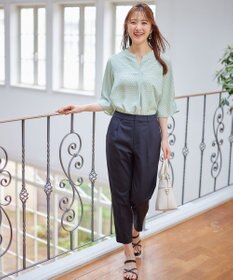 ANY SIS 【洗える】カフリングポイント ブラウス