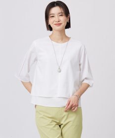 J.PRESS LADIES S 【洗える】トリコットジャージー カットソー