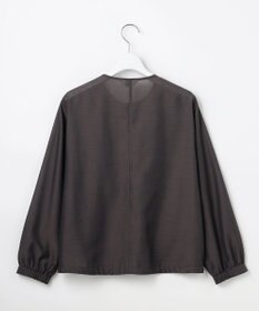 J.PRESS LADIES L 【季節の変わり目に】リネンシアースラブ ノーカラー ブルゾン