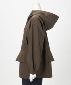 23区 【R(アール)】ナイロンライトワッシャー ペプラム ブルゾン