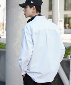 WEGO 【ユニセックス着用ITEM/MLサイズ展開】オックスフォードワンポイントシャツ（LS）