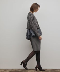 GRACE CONTINENTAL スーツ地ハーフパンツ