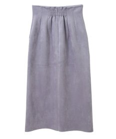 YECCA VECCA ハイウエストフェイクスエードスカート