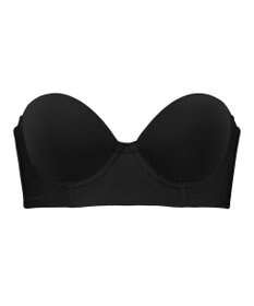 BRADELIS New York 【BRADELIS FIT】モールドストラップレスブラ ズレにくい 補正 ブラジャー  響きにくいカップ