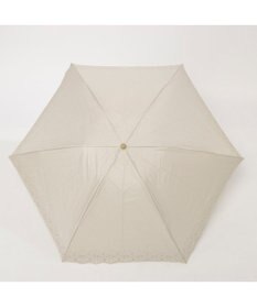 UNBILLION UV カット率99％以上  カシュネ cachenez / PUフラワーポーラー刺繍3段折りたたみ傘