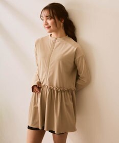 OP／FILA 【Ocean Pacific】フリル切替ラッシュガード