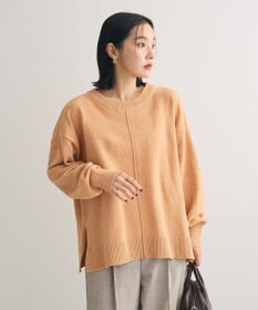 Green Parks ベロアモールリラックスサイズニットプルオーバー