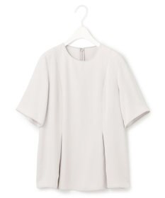 ICB 【UVカット・接触冷感・防シワ・洗える】エステルダブルクロス タックデザインプルオーバー