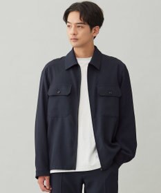 UNFILO MENS 【OCEANS YouTube 掲載/男女兼用】WOOL TOUCH 機能美シャツブルゾン