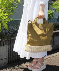 ROOTOTE 2818【ラタン:カゴバッグ】EU.ラウンド.スロース-A