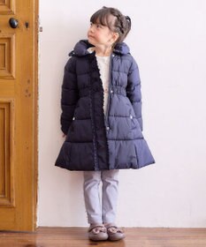 ANY KIDS 【洗濯機OK】中綿 Aライン コート