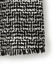 ICB ライトツイード ノーカラージャケット