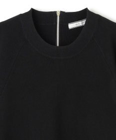 BEIGE， 【洗える】LAURA / ドライタッチバックジップニット