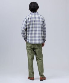 J.PRESS MEN 【J.PRESS ORIGINALS】【UNISEX】Indian Madras Open Shirts / Baggy-Fit