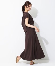 UNFILO スタイルアップ ジャージーワンピース