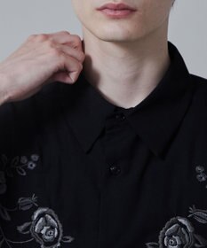 WEGO TRフラワーモチーフシャツ（S）