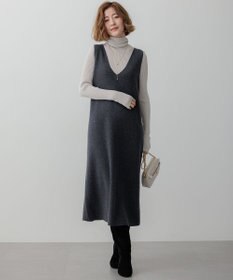 23区 【洗える】シアーラメタートル ニット