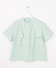 J.PRESS LADIES 【一枚で着映え】サッカージャージー バンドカラー カットソー