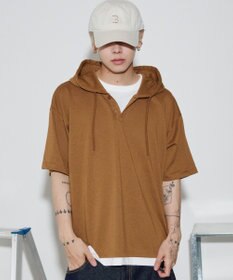 WEGO 【ユニセックス着用ITEM】フェイクレイヤードTパーカー